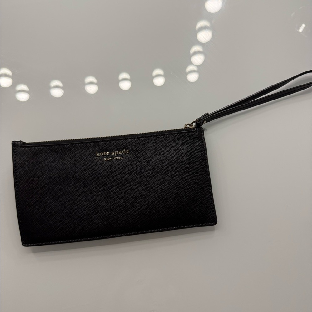 Kate Spade Sleek Black Clutch